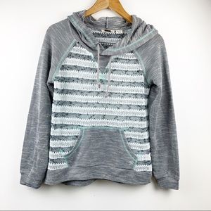 MISS ME Sequin Hoodie Sweater S